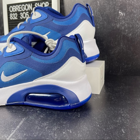 NIKE AIR MAX 200 PACIFIC BLUE MENS SHOES SIZE 11 TRACK AND FIELD WHITE NEW - Picture 9 of 10